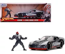 Venom Dodge Viper 2008 Marvel Jada 1:24 Spiderman Color Carbon