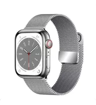 Pulseira Metal Milanes Compatível Com Apple Watch 9 45mm