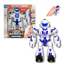 Boneco Super Robô - Luz Som Controle Remoto Mega Mech Toyng