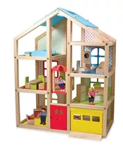 Casa De Madera Muñecas Melissa&doug