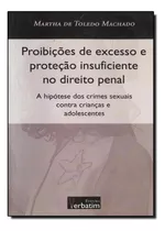 Proibicoes De Excesso E Protecao Insuficiente No Direito Pen