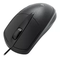 Mouse Usb C/ Fio C3tech Ms-31bk 3 Botões Preto Pc Notebook