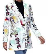 Blazer Dama Rocco Italy Asc-004 Paint Talles S Al 2xl