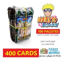 400 Cards Naruto = 100 Pacotes Fechados Para Meninos Bafo