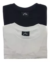 Remera Rusty All Night Pack X 2 Negro Y Blanco Lisa