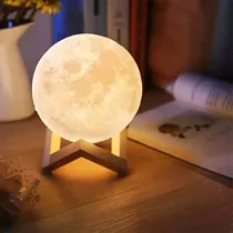 Lámpara Led De Luna 3d