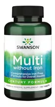 Swanson Multivitaminico Century Formula 130 Tabs (4 Meses)