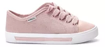 Zapatillas Molekinha Con Un Estilo Urbano Para Niñas Color Rosa Diseño De La Tela Liso Talle 32 Ar