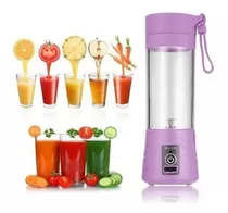 Minibatidora Portátil Juice, Potente Rompehielos, Color Violeta, 110 V/220 V (bivolt)