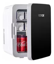 Vevor Mini Refrigerador Pequeño Portátil 12v 48w 10l Negro