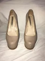 Stiletto Clásico Taco Alto Color Nude Luciano Marra Poco Uso