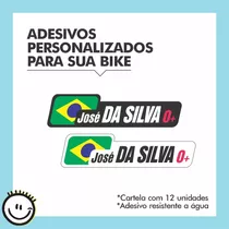 Adesivo Personalizado - Nome+tipo Sanguinio