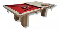 Mesa De Pool Con Tapa Comedor Ping Pong 720 Juegos De Salon