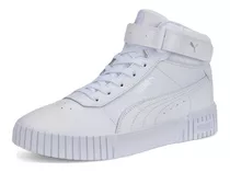 Tenis Bota Puma Carina 2.0 Mid Mujer Blanco