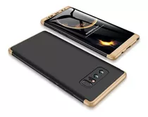 Galaxy Note 8 - Funda Case Carcasa Dorada + Lamina Vidrio