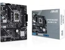 Tarjeta Madre Asus Prime H610m-e D4 Lga1700 Ddr4 Hdmi Glan Color Negro