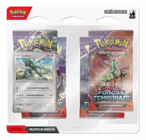 Blister Quádruplo Pokémon Forças Temporais Cyclizar Copag