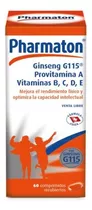 Pharmaton Complejo Vitamínico + Ginseng 60 Comprimidos