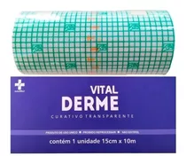 Curativo Filme Transparente Vital Derme 15cm X 10 Metros