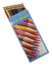 Lápices De Colores Prismacolor Pack X12 Hexagonales Febo