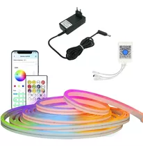 Tira Luz Led Neon 5 Mts Maxwell Rgb Configurable Bluetooth