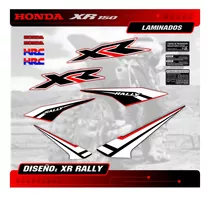 Kit Calcos Grafica Honda Xr 150 Rally - Laminados