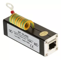 Adaptador De Rede Rj45 Ethernet Lan Protetor Contra Surtos .