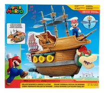 Playset Barco Aeronave De Bowser Super Mario Bros 40466 Pg