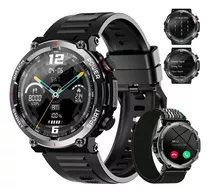 Blackview Smartwatch Bvw50 1,96  Esportes Militares Ao Ar Livre Lanterna Bluetooth 3 Atm Á Prova D'água
