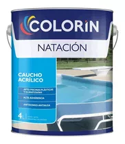 Pintura Para Piletas Piscinas Colorín Caucho 20 Lts Azul