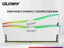 Memória Ram Gloway Rgb Branca Ddr4 16gb(2x8gb) 3200mhz Cl16 