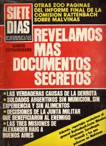 Revista Siete Días Nr. 859, 30 De Noviembre 1983. Malvinas