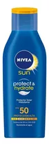 Protector Solar Nivea Sun Loción Hidratante Fps 50 200ml