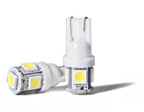 Lampara T10 Posicion Led 5 Led W5w Muelita El Par 24v Camion