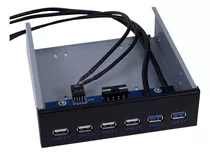 Panel Frontal 5.25'' 2 Usb 3.0 4 Usb 2.0 Agrega Usb A Tu Pc