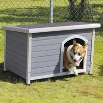 Casa Para Perros De Madera Petsfit, Perrera Para Mascotas Al