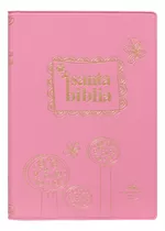 Biblia Reina Valera 1960 Económica Rosa Mediana Vinil