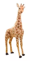 Bicho Pelúcia Safari Girafa Realista Grande Importado Nfe