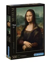 Quebra Cabeça 500 Peças Leonardo Da Vinci Monalisa Puzzle