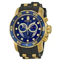 Relogio Invicta 6983 Scuba  Original Banhado A Ouro 18 K