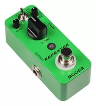 Mooer Repeater Pedal Delay Digital True By Pass Color Verde