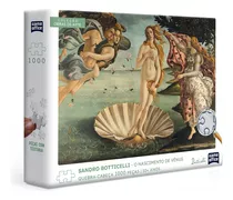 Quebra Cabeça Botticelli Nascimento Vênus 1000pç Game Office