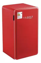 Frigobar Estilo Retro James Rj 90 M Rojo 93lt Eficiciencia A