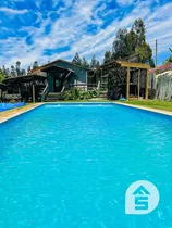 Parcela Con Linda Casa Equipada: Quincho, Piscina Y Tinaja