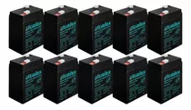 Bateria Atomlux Pack X 10 Gel 6v 4,2ah Recargable Luz Ups 