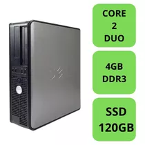 Desktop Dell 380/780 Int - Core 2 Duo - 4gb Ddr3 - Ssd 120gb