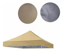 Lona Carpa Repuesto Toldo Plegable Araña Filtro Uv Beige