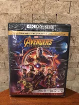 Infinity War 4k + Bluray Original Nuevo Sellado