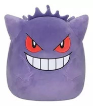 Pokemon Peluche Squishmallow Gengar 30cm Sqpk00009 Color Violeta