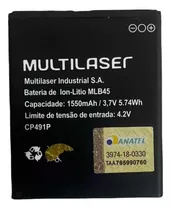 Bateria Modelo Multilaser Mlb45 Para Ms45s P9042 Original